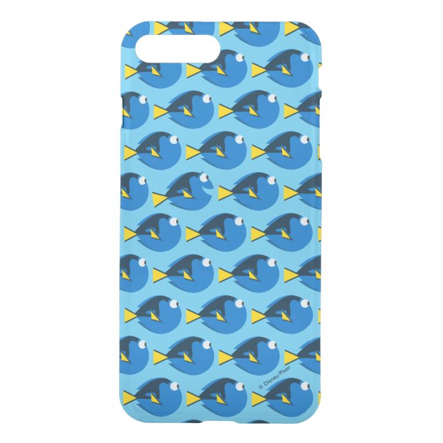 Monogram Finding Dory Pattern 2 Uncommon iPhone Case (Back)