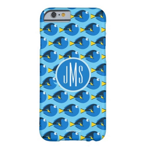Monogram Finding Dory Pattern Barely There iPhone 6 Case