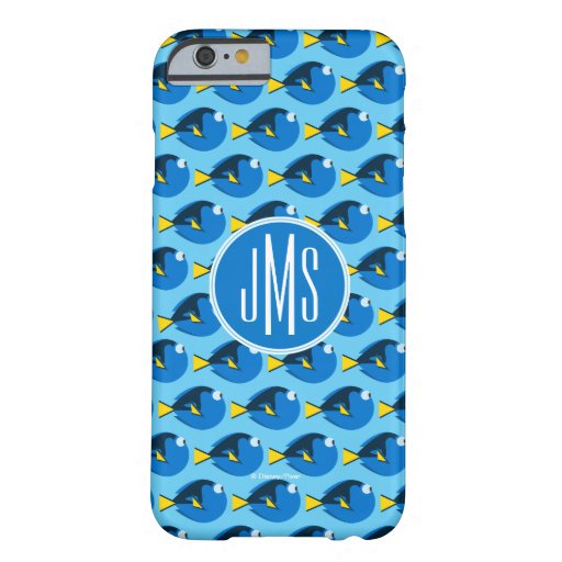Monogram Finding Dory Pattern Barely There iPhone 6 Case