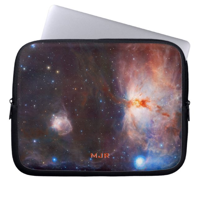 Monogram Fires of the Flame Nebula - in Orion Laptop Sleeve (Front)
