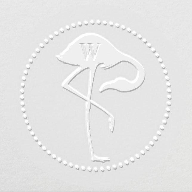 Monogram Flamingo Embosser (Design)