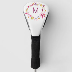 Monogram Floral Golf Head Cover