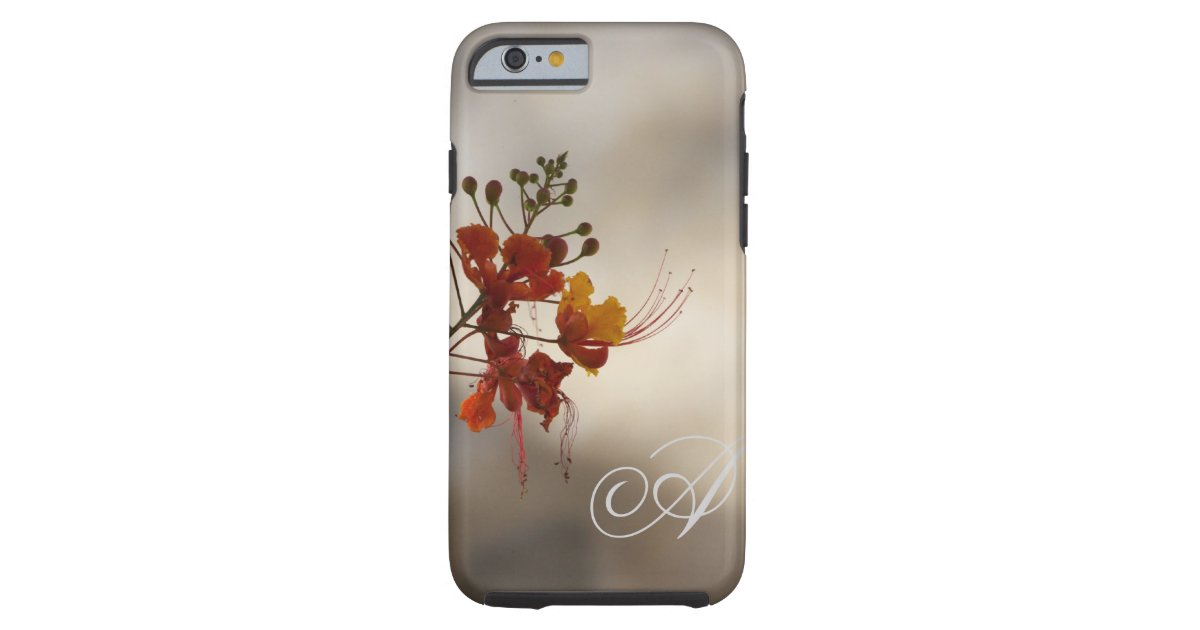 Vibrant Floral White Orange Tulip Designer Case for iPhone 14 Pro