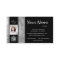 Monogram Floral Real Estate Photo Business Cards 1