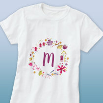 Monogram Floral T-Shirt