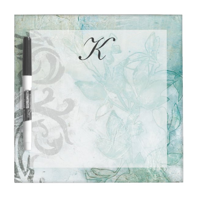 Monogram | Flower Spray II Dry-Erase Board (Front)