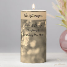 Monogram Frosted Branches Christmas & New Years