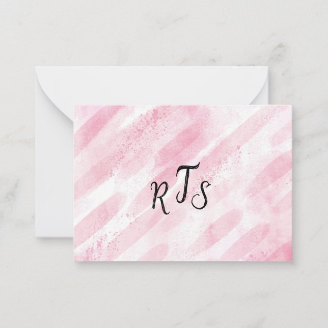 Monogram Fun Note Card (Front)