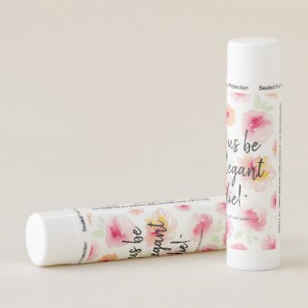 Monogram. Funny. Girly. Little Women Quote Lip Balm 