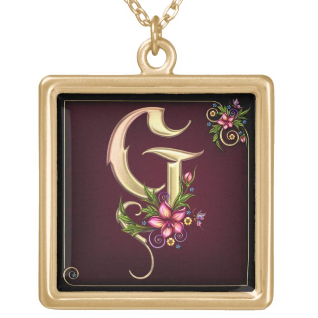 Monogram G Necklace (Front)