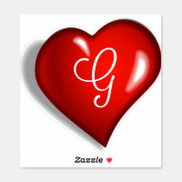 My Love Heart Buttons / Buttons Galore / Glitter Red & Pink Swirl Heart  Buttons