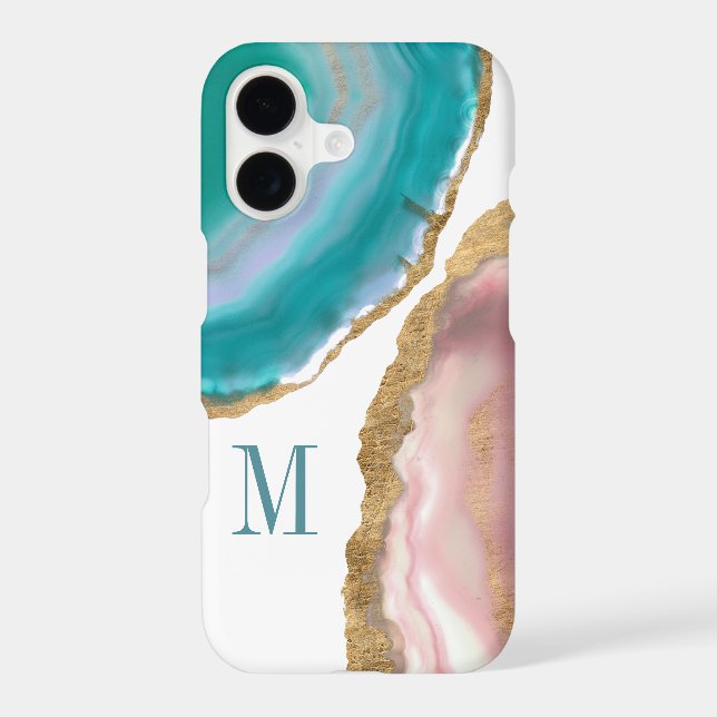 Monogram | Gem Stones I Iphone Case (Back)