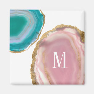 Monogram Gem Stones I Magnet