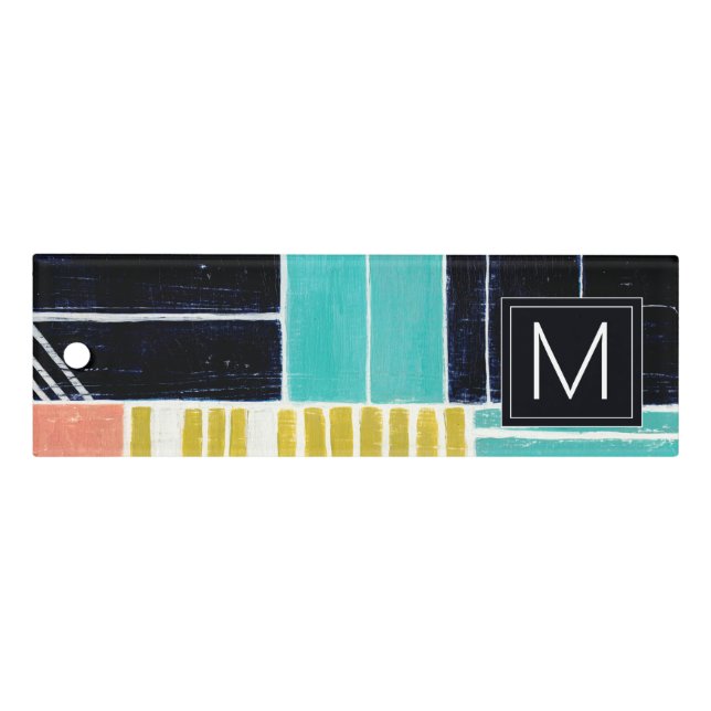 Monogram | Geometric Blocks Ruler (Front)