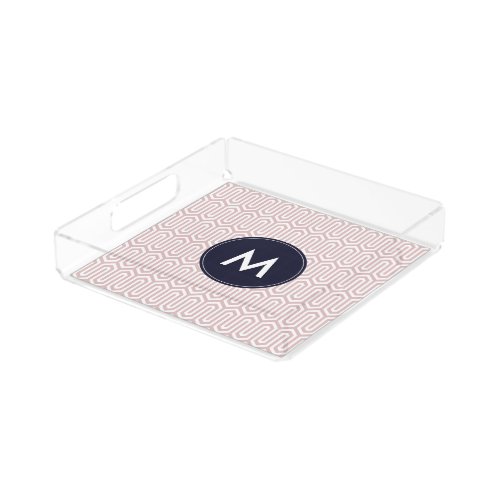 Monogram Geometric Pattern Perfume Tray