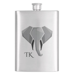 Monogram Geometrics Elephant Head  Flask