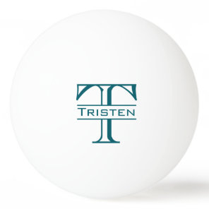 Monogram Gift Ping Pong Ball