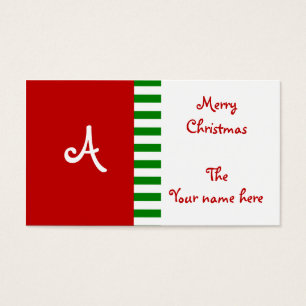 Monogram Gift Tags