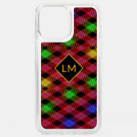 Monogram Gingham Check Multicolored Pattern Speck iPhone 12 Pro Max Case