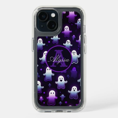 Monogram Glowing Ghosts in the Night iPhone 15 Case