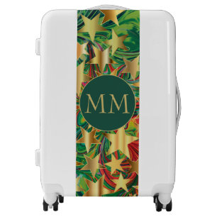 Monogram Gold ABSTRACT STARS Luggage