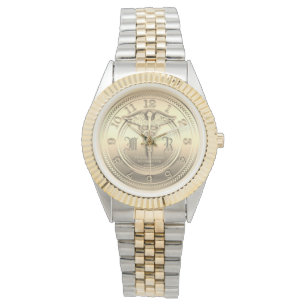 Monogram Gold Doctor Medical Clinic Watch