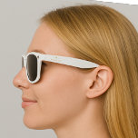 Monogram Gold | Elegant Minimalist Classy Sunglasses<br><div class="desc">A simple stylish custom monogram design in a gold modern minimalist typography. The monogram initials and name can easily be personalized along with the feature line to make a design as unique as you are! The perfect bespoke gift or accessory for any occasion.</div>