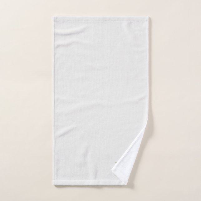 Monogram Gold Gray | Minimalist Elegant Modern Hand Towel (Hand Towel)