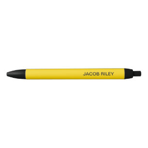 Monogram Gold Yellow Pen