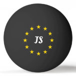 Monogram Golden Stars Ping Pong Ball Monogram Golden Stars Ping Pong Ball