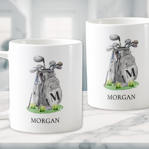 Monogram Golf Bag Coffee Mug