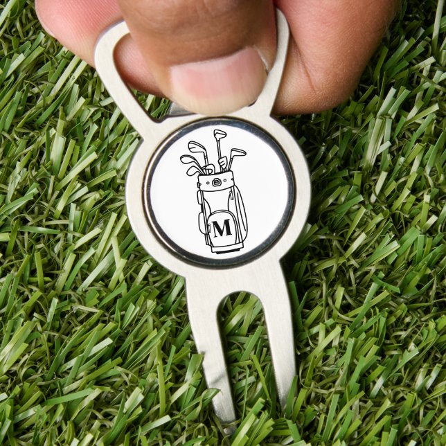 Monogram Golf Bag Divot Tool (Monogram Golf Bag divot tool)