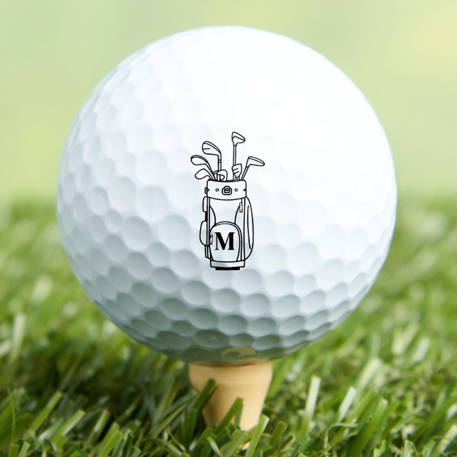 Monogram Golf Bag Golf Balls (Monogram Golf Bag Golf Balls)