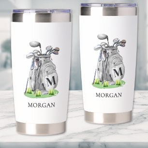Monogram Golf Bag Insulated Tumbler