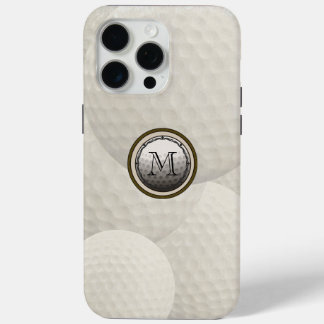 Monogram Golf Ball iPhone 15 Pro Max Case