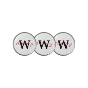 Monogram Golf Ball Marker
