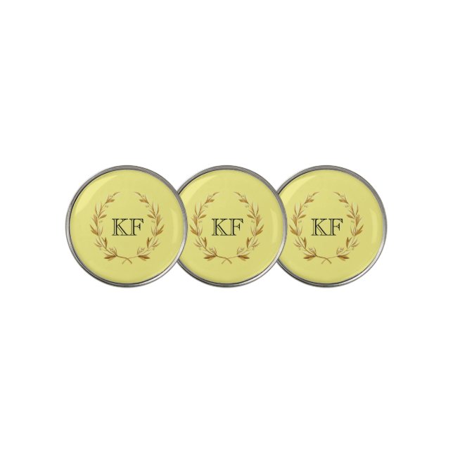Monogram Golf Ball Marker (3 Up)
