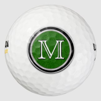 Monogram Golf Balls Set, Quality High PERFORMANCE Pack Of Golf Balls