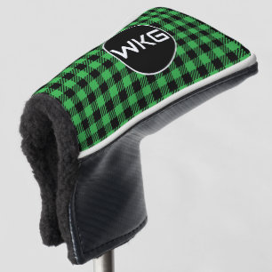 Monogram Golf Blade Putter Head Cover - Green