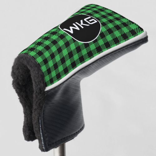 Monogram Golf Blade Putter Head Cover _ Green