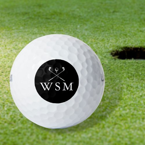 Monogram Golf Clubs Personalized Golf Balls