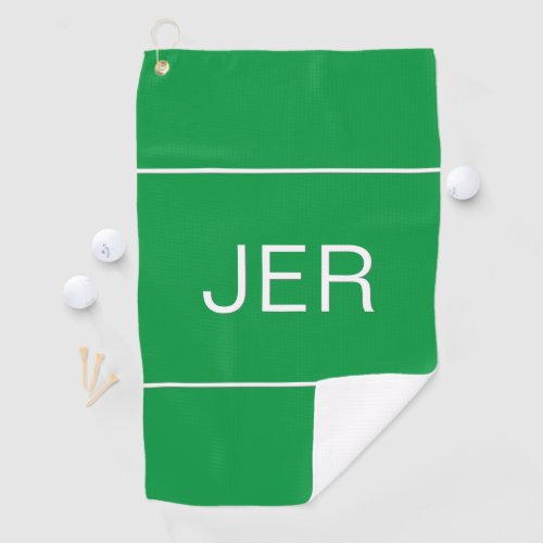 Monogram Golf Equipment Golfer Sports Pro Green Golf Towel