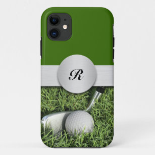 Monogram Golf Theme iPhone 11 Case