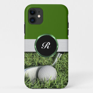 Monogram Golf Theme Men's iPhone 11 Case