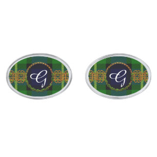 Monogram Gordon Tartan Cufflinks