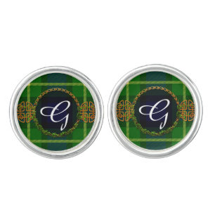 Monogram Gordon Tartan Cufflinks