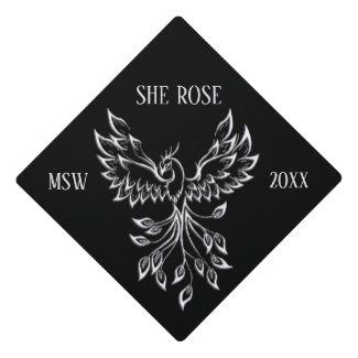Monogram Graduation Cap Topper w Year