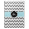 Monogram Gray Chevron Spiral Notebook