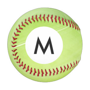 Monogram Green light design in hi-tech style Baseball