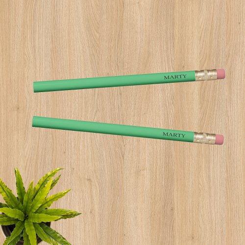 Monogram Green Pencil 